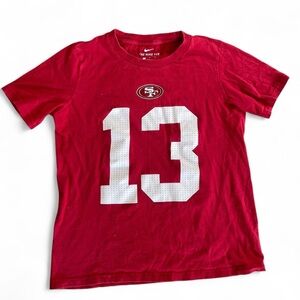 Nike Red Brock Purdy Kids Jersey Shirt with White Number 13